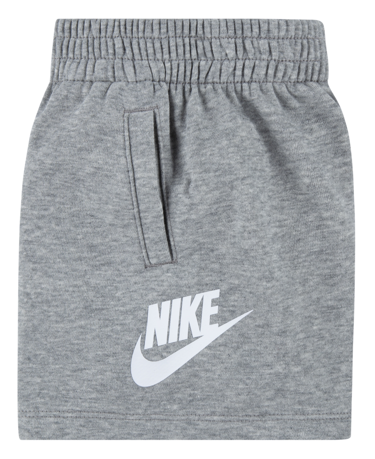 Shop Nike Toddler Sportswear Club French Terry Shorts In Dark Grey