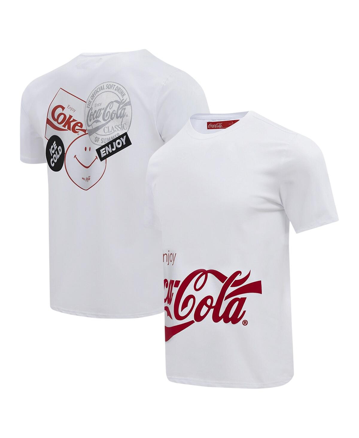 Shop Freeze Max Men's White Coca-cola Enjoy T-shirt