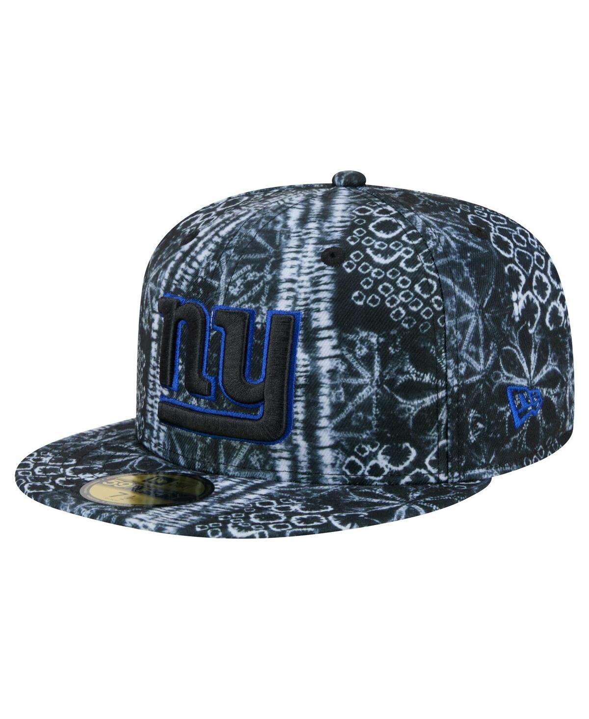 Shop New Era Men's Black New York Giants Shibori 59fifty Fitted Hat