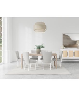 CLOSEOUT! Catriona 7pc Dining Set (Rectangular Dining Table & 6 Upholstered Side Chairs), Created for Macy's