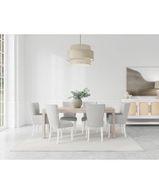 CLOSEOUT! Catriona Striped Upholstered Arm Chair, Created for Macy's