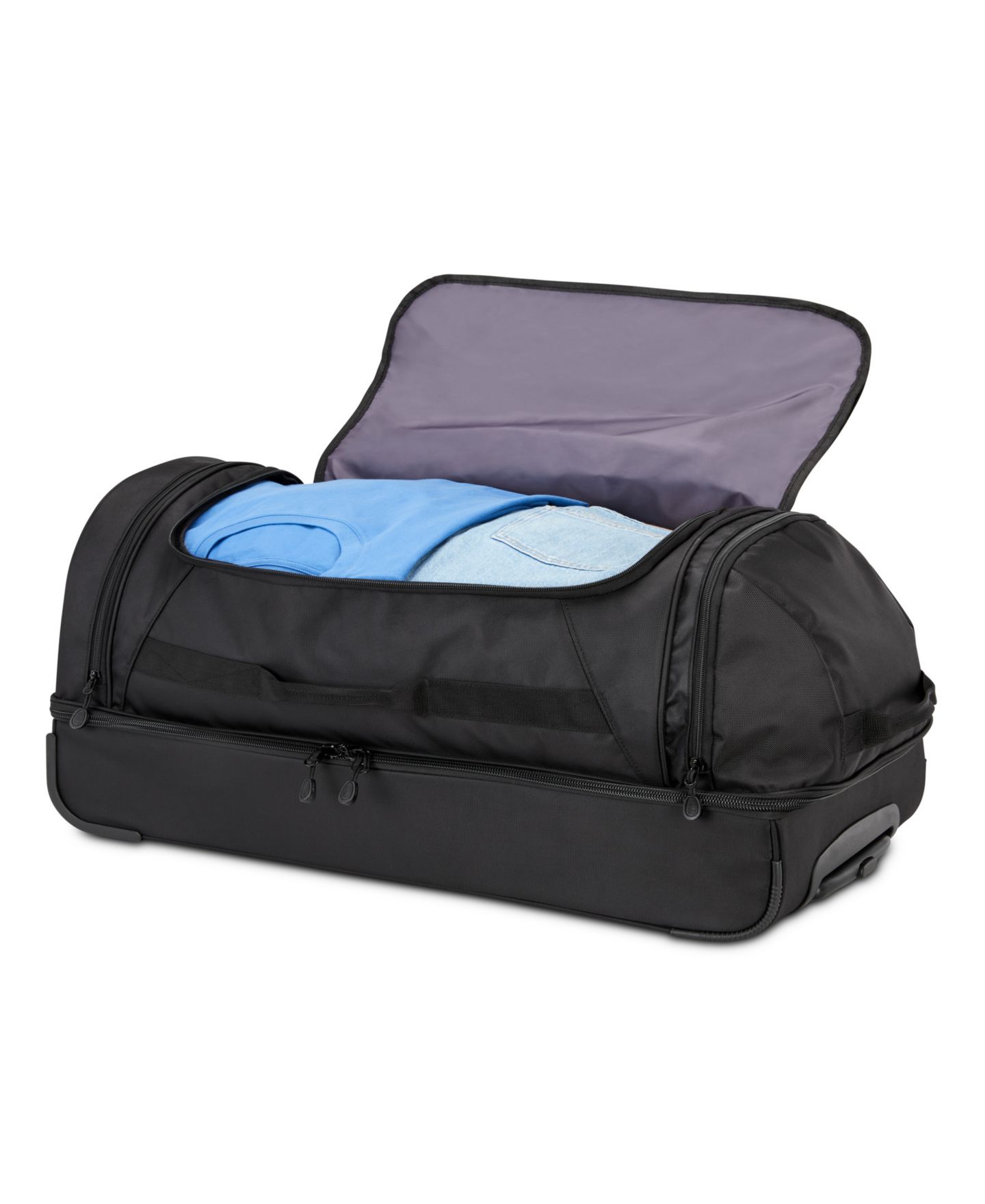 Сумка High Sierra Large Boxed Wheeled Duffel, цвет: Чёрный — фото 6