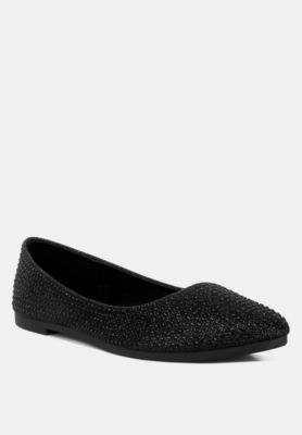 Women's Denki Studded Ballerina Flats