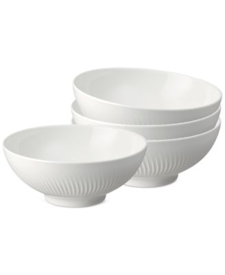 Denby - Arc Collection Porcelain Cereal Bowls, Set of 4