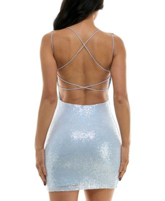 backless strappy bodycon dress Backless Bodycon Dress - ohLEEN's