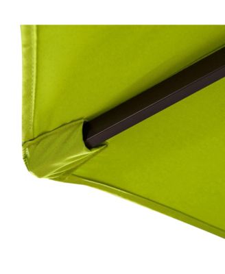 10 ft Outdoor Patio Cantilever Umbrella with Weight Base