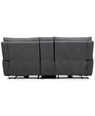 Olper 3-Pc. Fabric Zero Wall Sofa with 2 Power Recliners and 1 Console