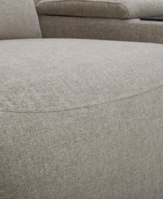 Olper 3-Pc. Fabric Zero Wall Sofa with 2 Power Recliners Chairs, Created for Macy's	