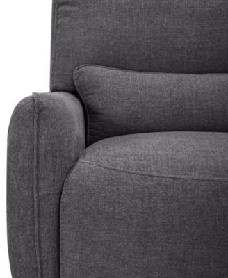 Olper Zero Wall Fabric Recliner, Created for Macy's