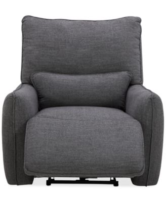Olper Zero Wall Fabric Recliner, Created for Macy's