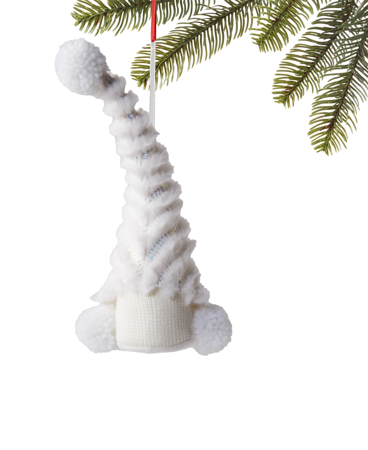 Holiday Lane Northern Lights White Gnome Ornament, Exclusively At Macy's In No Color