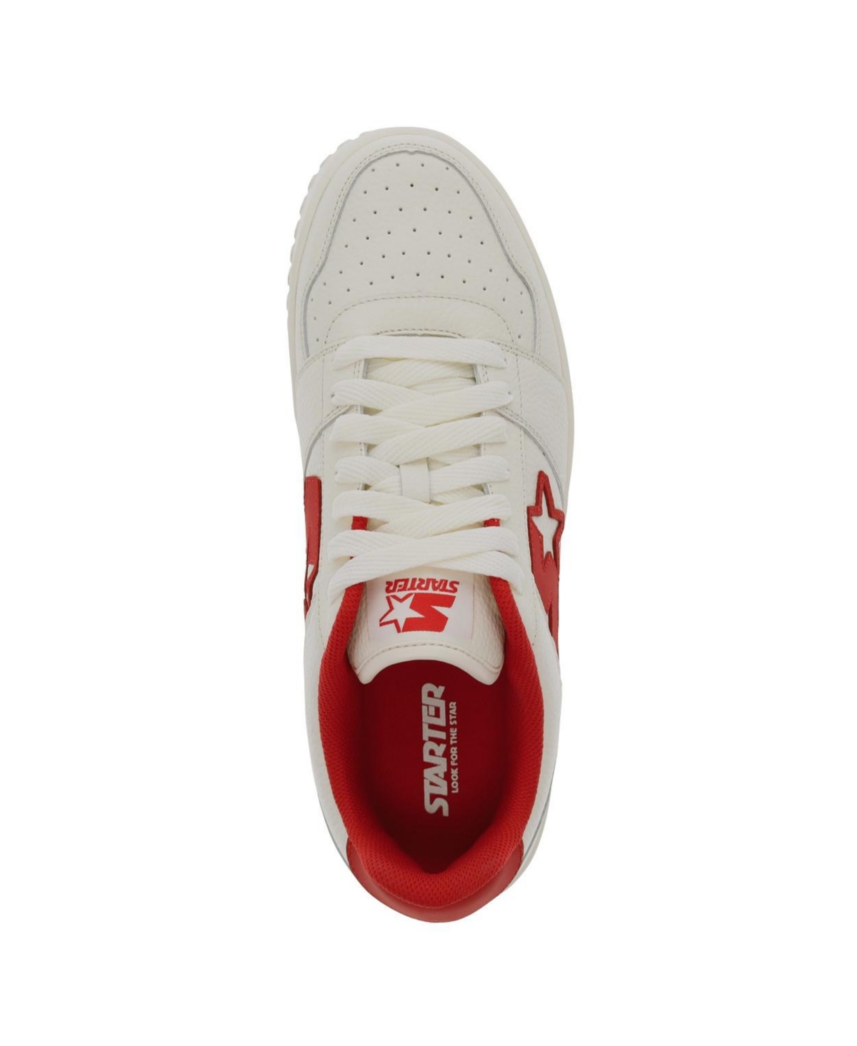 Shop Starter Men's Lfs1 Sneaker In Off White-red