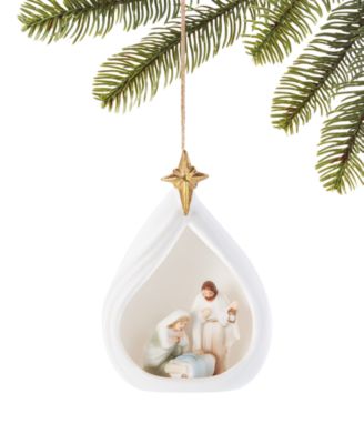 Holiday Lane - Blessed Ceramic Nativity Ornament