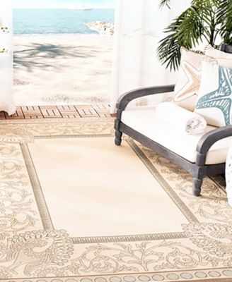 Courtyard CY7514 Beige and Dark Beige 8' x 11' Sisal Weave Outdoor Area Rug