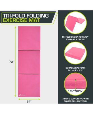 Tri-Fold Folding Exercise Mat