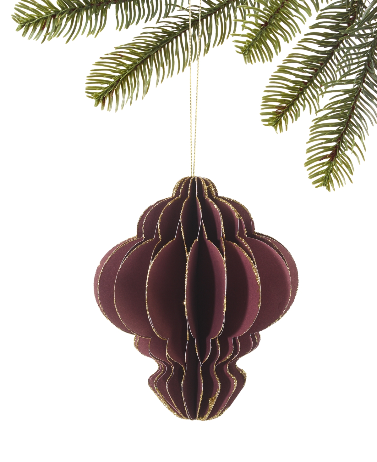 Holiday Lane Woodland Lantern-Shaped Ornament, Exclusively at Macy's