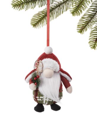 Holiday Lane - Christmas Cheer Santa Gnome Ornament