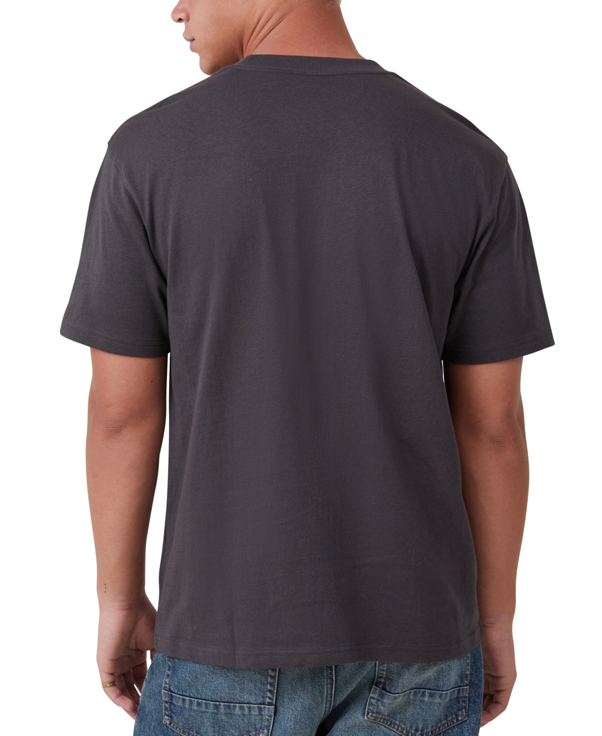 Shop Cotton On Men's Loose Fit Music T-shirt In Black
