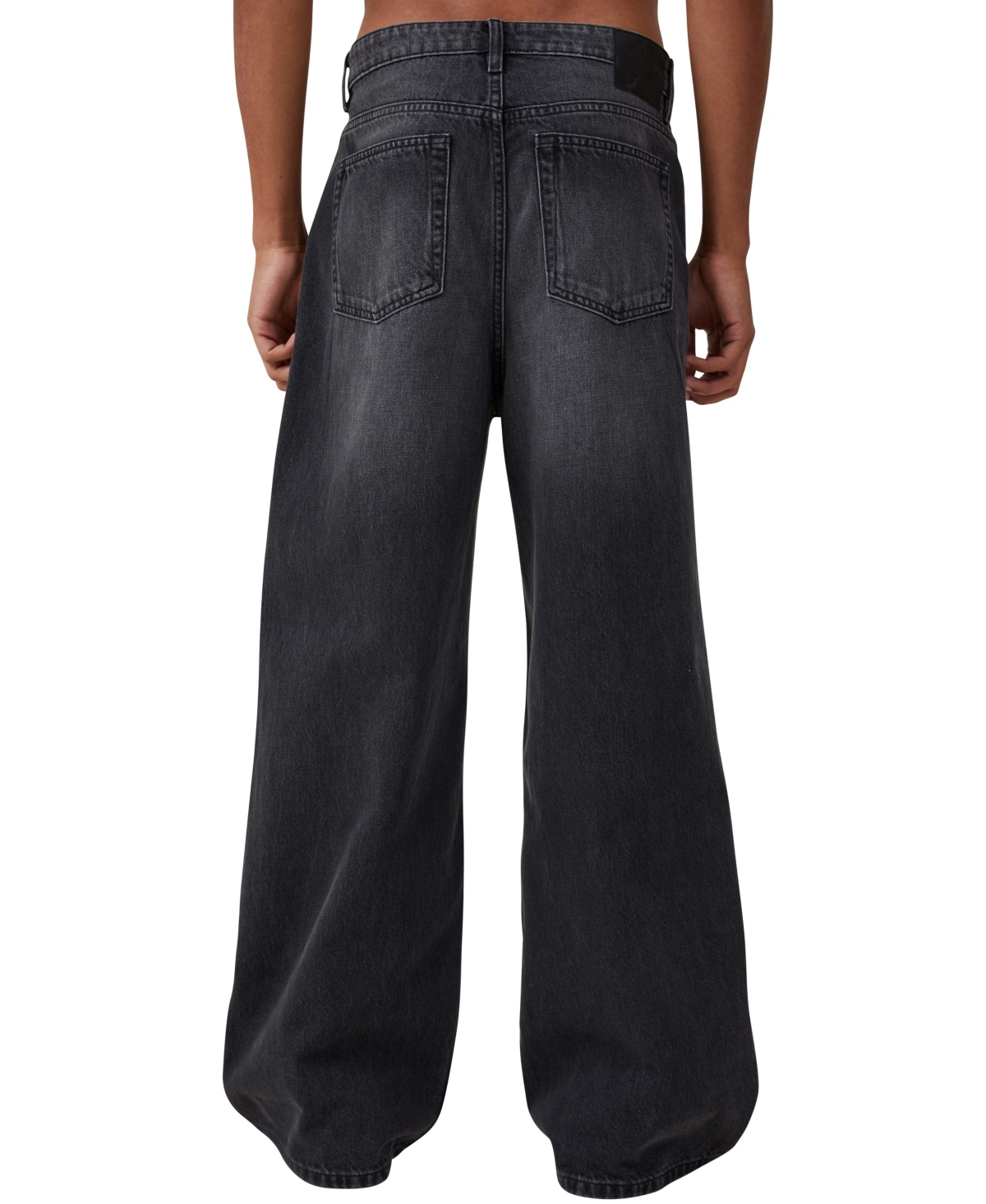 Shop Cotton On Men's Super Baggy Jean In Black