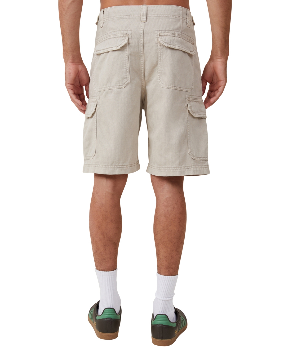 Shop Cotton On Men's Tactical Cargo Short In Grey