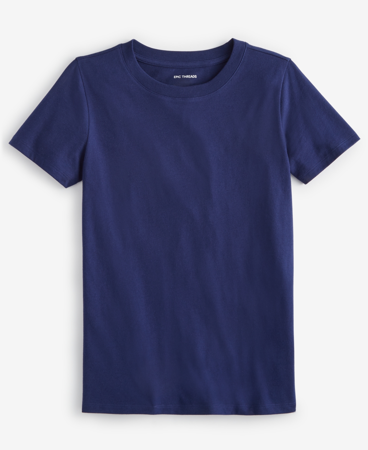 Epic Threads Little And Big Boys Solid T-shirt, Created For Macy's In Blue