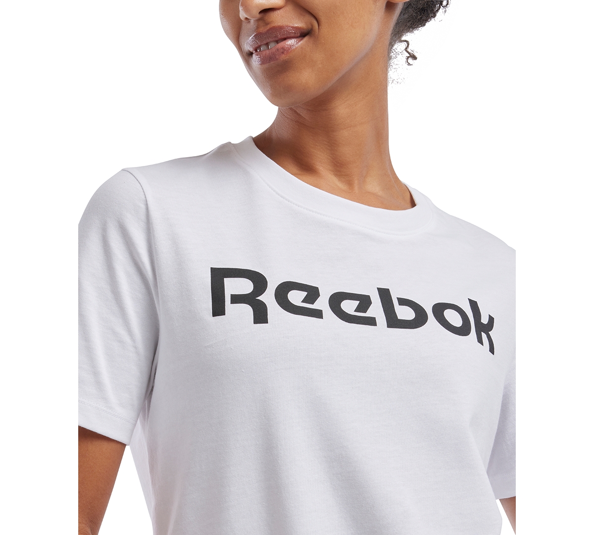 Reebok Women's Logo-Print Crewneck T-Shirt