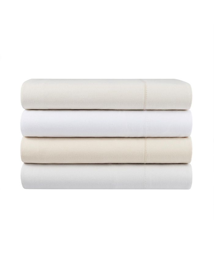 Aston and Arden Linen and Eucalyptus Lyocell Queen Sheet Set, 1 Flat