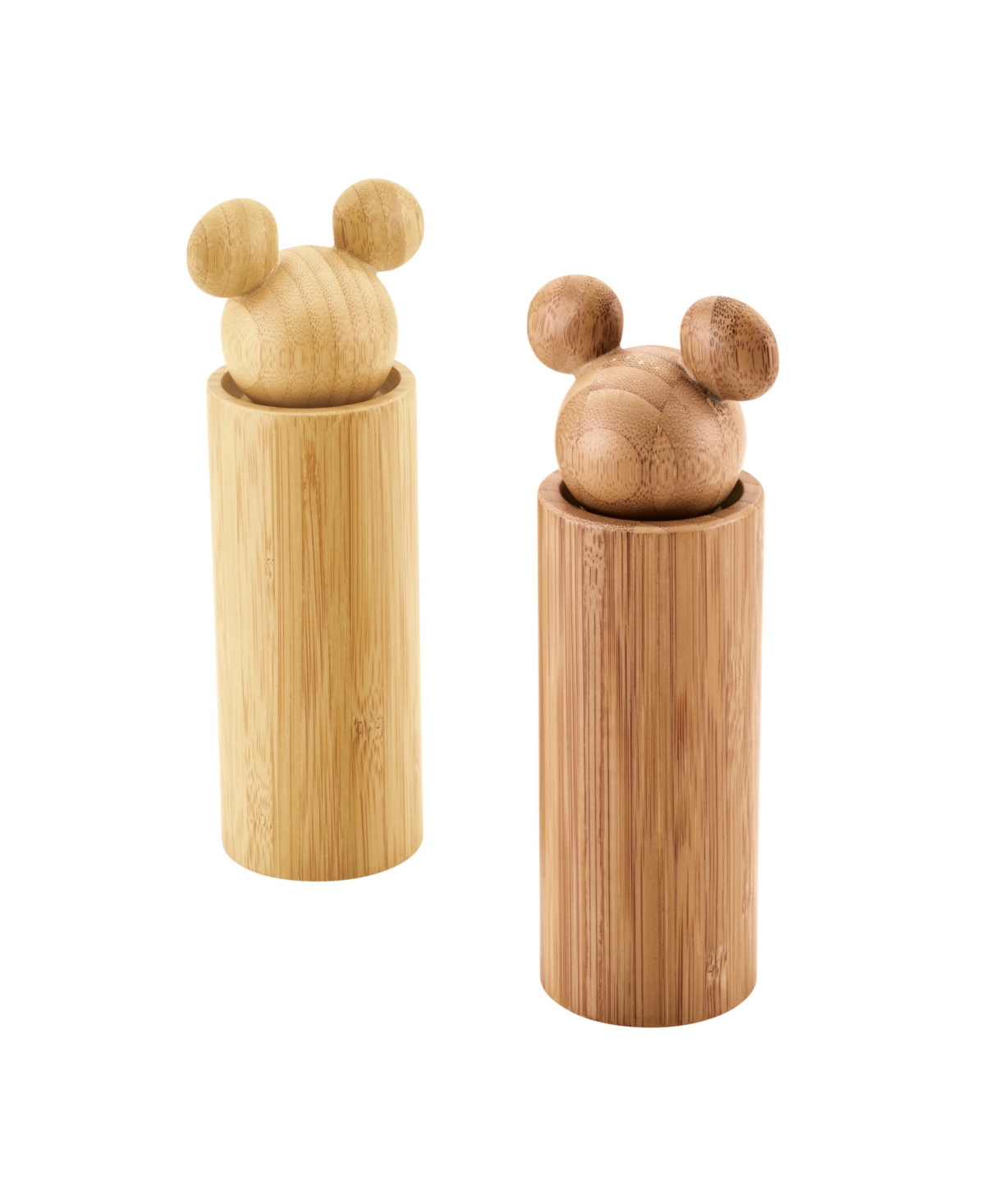 Shop Disney Monochrome Bamboo Salt And Pepper Grinders In Brown