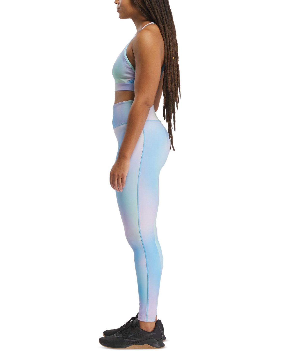 Reebok Women's Lux Bold Ombre High-Waist Leggings