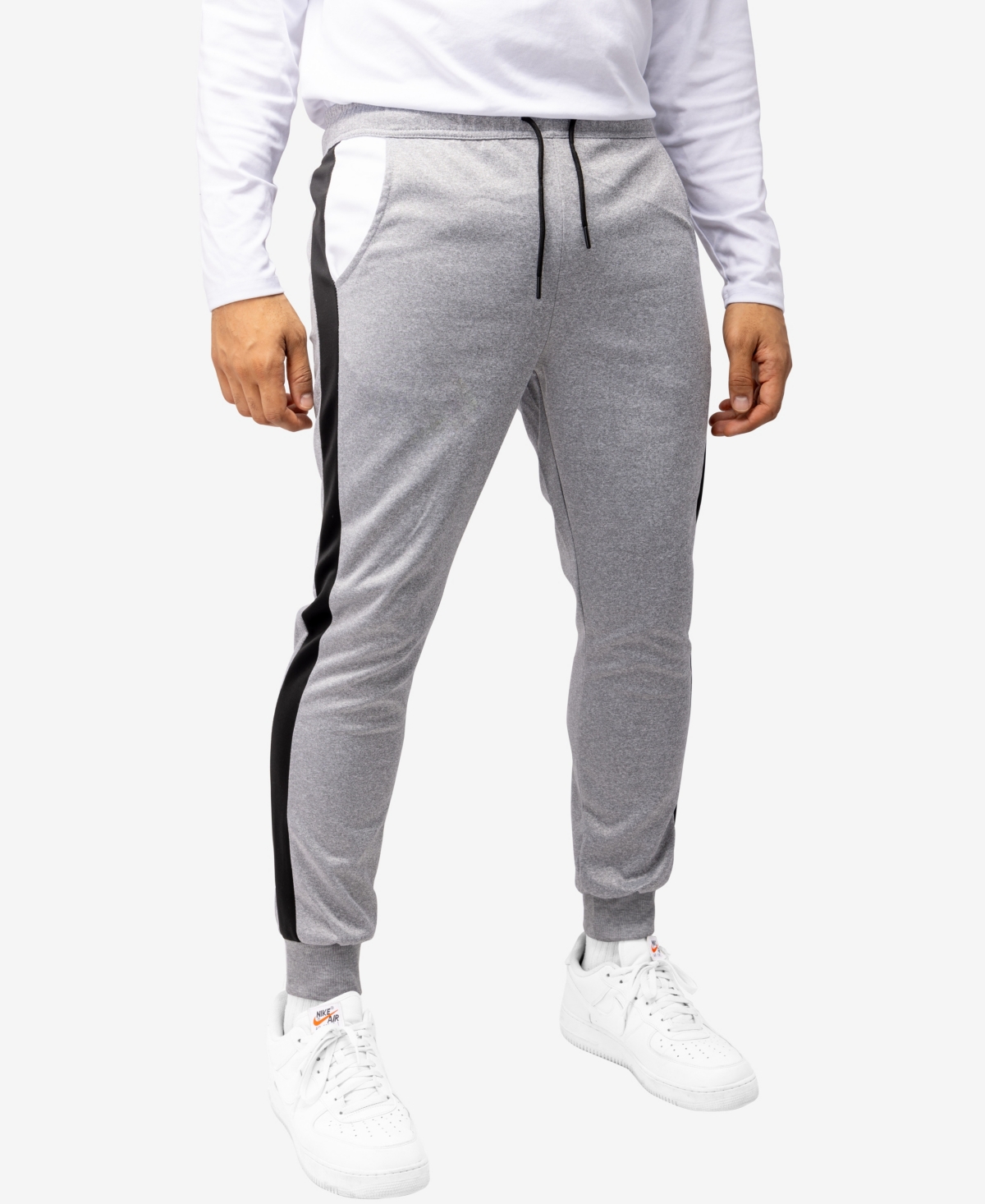 Shop X-ray Men's Track Jogger In Heather Charcoal
