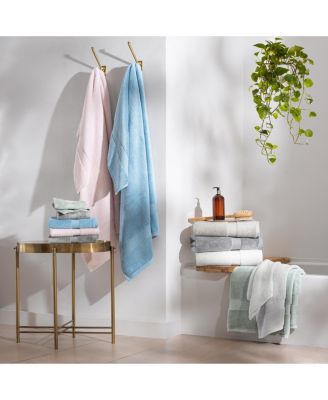 Aston & Arden Egyptian Cotton Luxury Washcloths (Pack of 6), 600GSM, Seven Color Options, Jacquard Dobby Border, 13x13