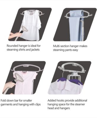 Professional Garment Steamer with Foot Pedal Power Control Silver