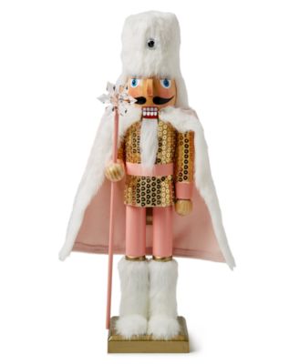 Holiday Lane - Shimmer and Light 15" Wooden Nutcracker
