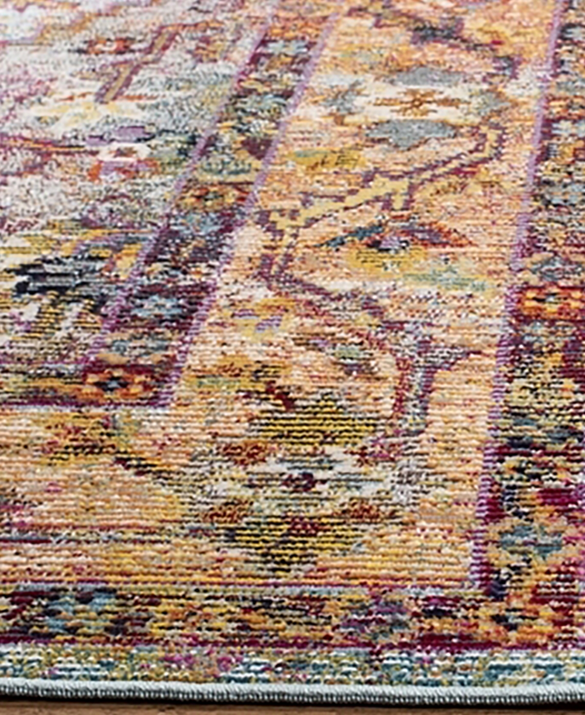 Safavieh Crystal CRS507and Orange x Area Rug - Light Blue