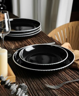 Lustra 16 Pc. Dinnerware Set, Service for 4