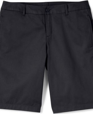 Women's Plain Front Blend Chino Shorts