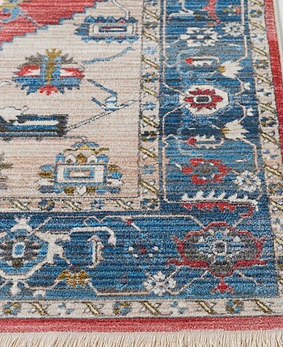 Safavieh Vintage Persian VTP477and Blue Area Rug - Red/blue