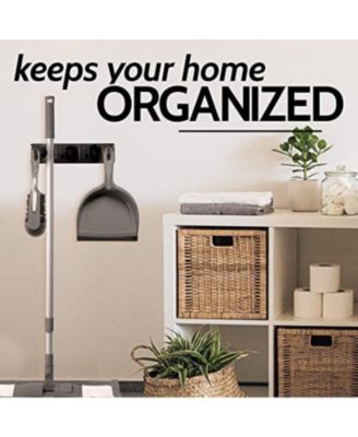 Wall Mount Mop and Broom Holder with 3 Slots