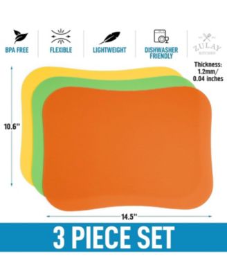 Thick & Durable Flexible Cutting Mats (Set of 3)