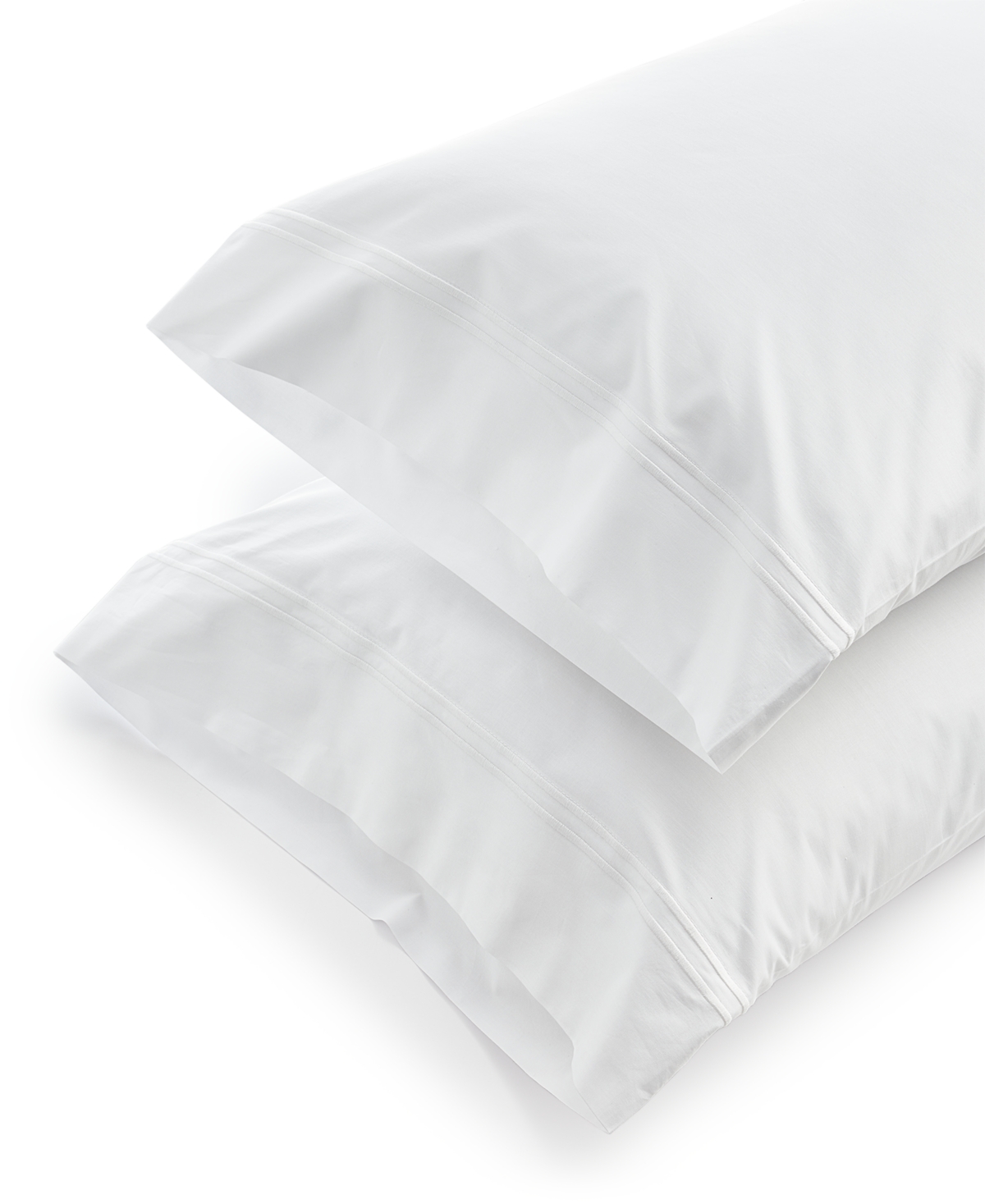 Macy's Grande Hotel Cotton Pillowcase, King In White,white