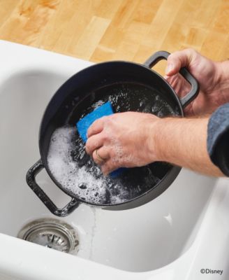 Disney Monochrome 3 Quart Cast Iron Shallow Casserole