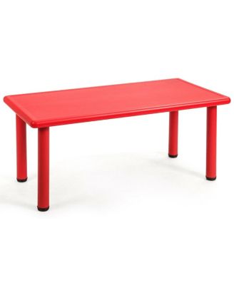 Kids Plastic Rectangular Learn and Play Table