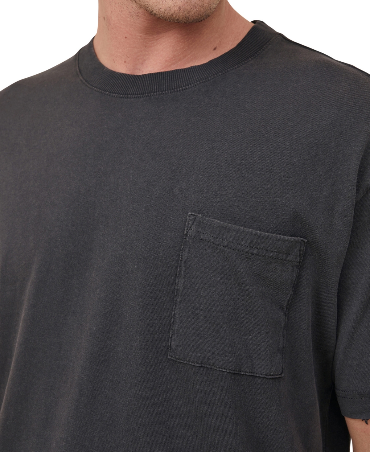 Shop Cotton On Men's Loose Fit T-shirt In Washed Black