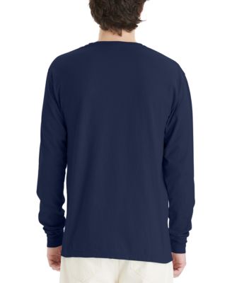 Unisex Garment Dyed Long Sleeve Cotton T-Shirt