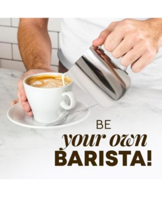 Milk Frother Cup - Stainless Steel Frothing Pitcher