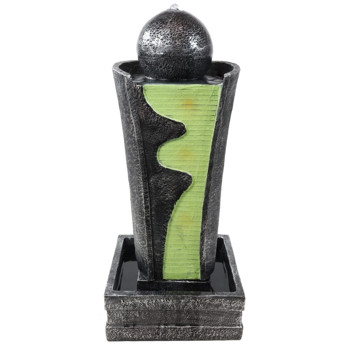 Sunnydaze Decor Electric Art Deco Rippling Stream Outdoor Water Fountain - 39 in