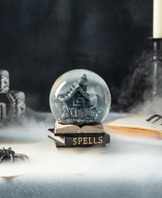 100MM Halloween Polyresin Haunted House Water Globe