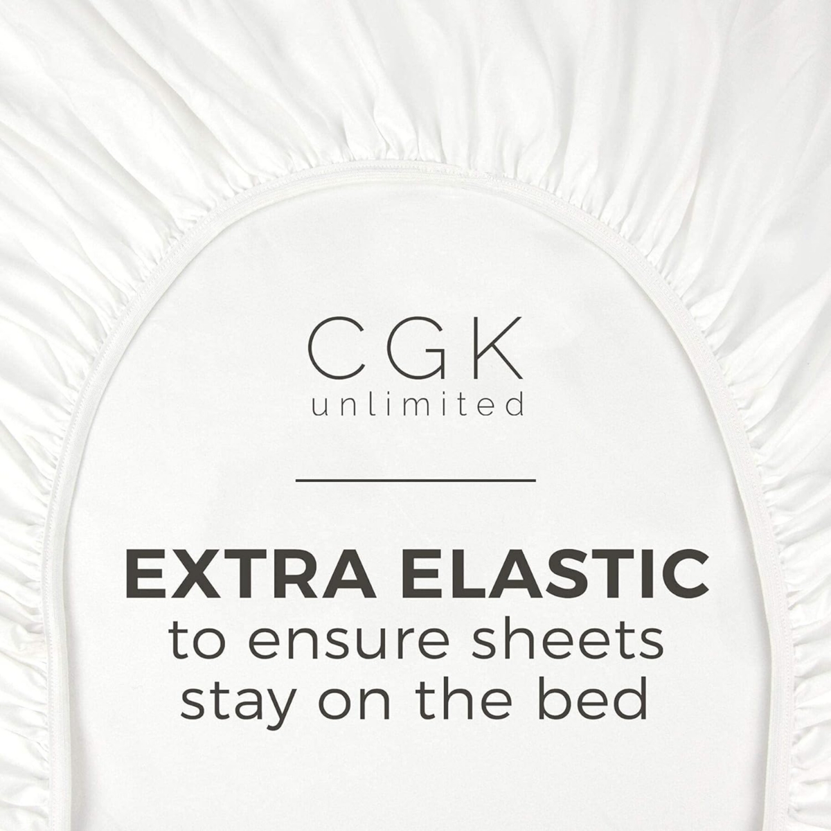 Cgk Unlimited Deep Pocket 14 - 16 Inch Microfiber Fitted Sheet -