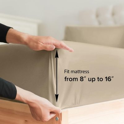 CGK Unlimited Solid Microfiber 6-Pc. Sheet Set, Queen