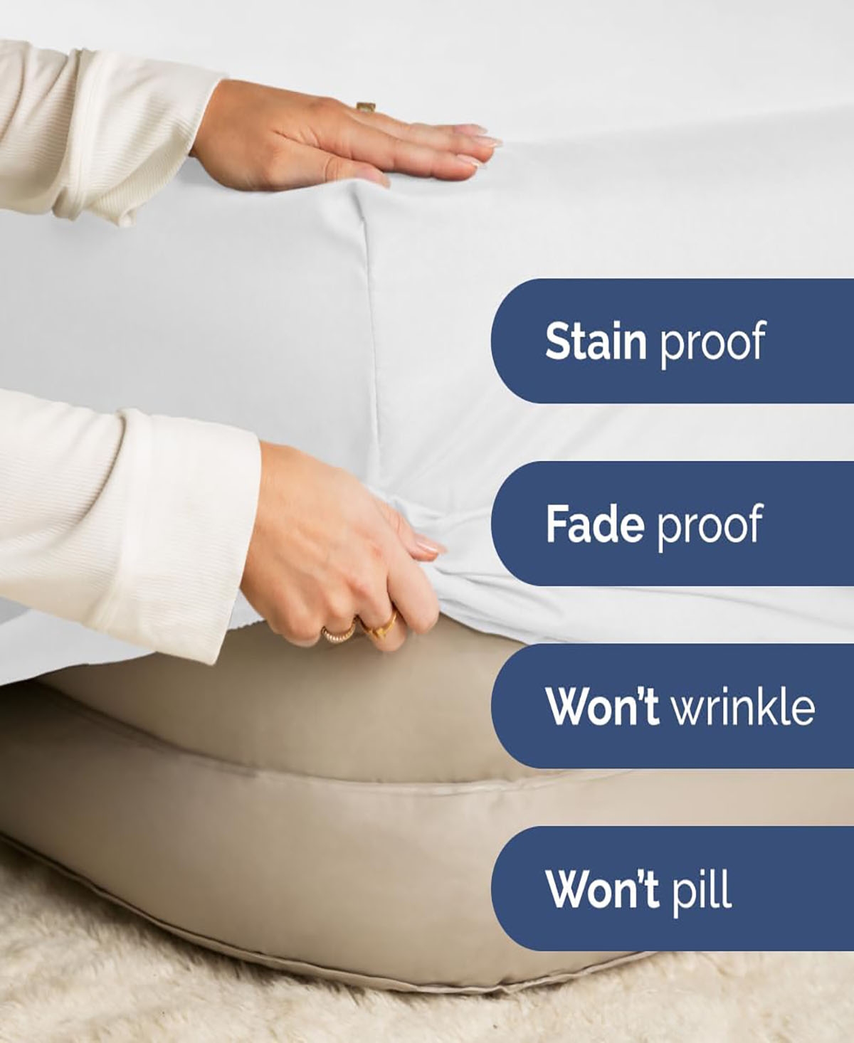 Cgk Unlimited Cotton Fitted Sheet 18